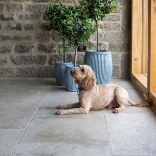 Farmhouse Porcelain Flagstones - Beige